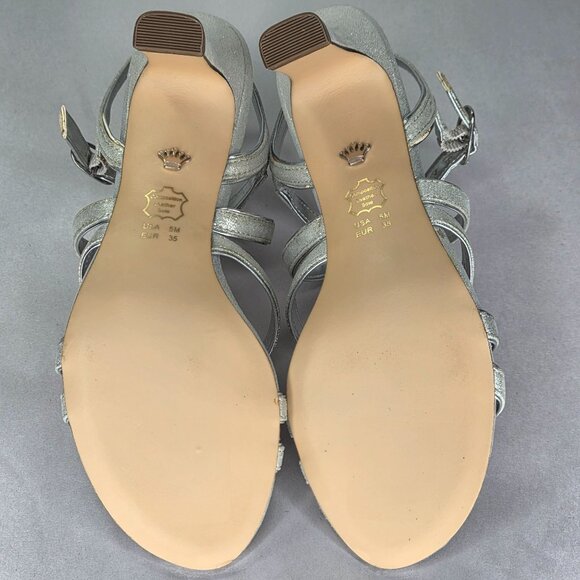 NWOT Nina Genaya Womens Strappy Evening Sandals - Picture 5 of 8